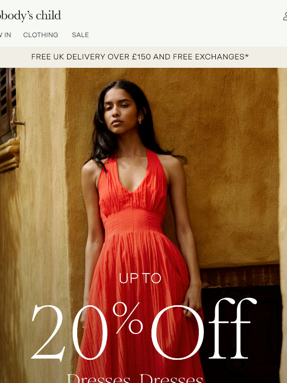 Up to 20% off event dresses