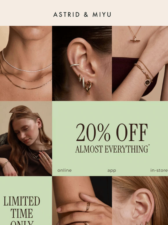 20% off your seasonal refresh