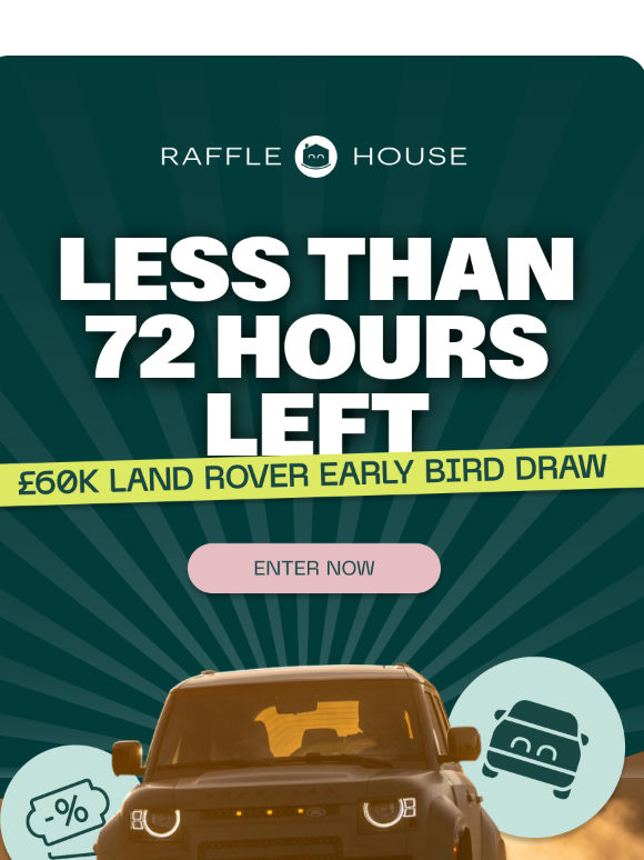 ⏰ Less Than 72 Hours Left