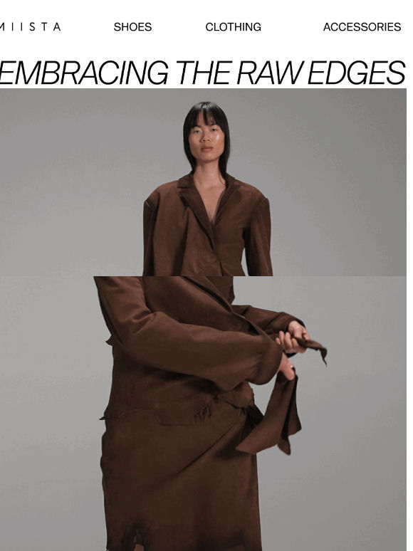 Embracing the raw edges