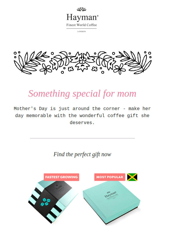 Mother's Day is almost here! 💐