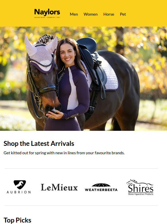 New In | Aubrion, LeMieux & More