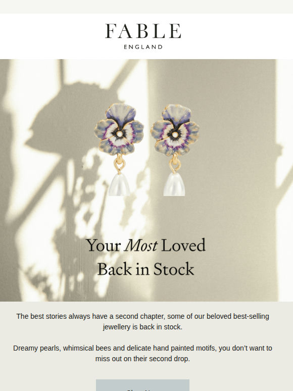 Your Most Loved Back In Stock