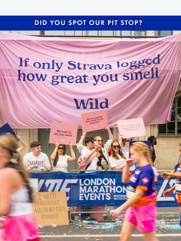 26.2 miles of sweat. Did you have 72hr protection?