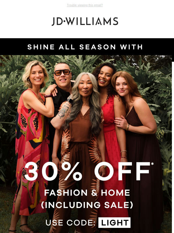 Fancy 30% off before the bank hol  ? Yes, including Sale 😉