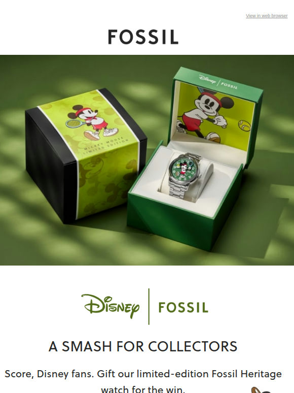 🎾Score! Disney Mickey Mouse Tennis Watch