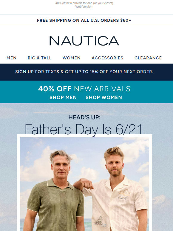 For Father's Day - something NEW