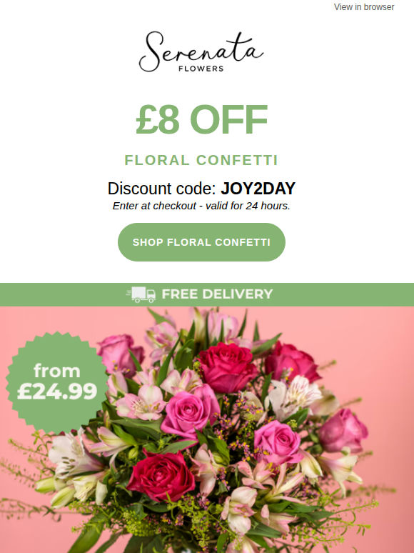 ⚡24h Flash Sale - Floral Confetti 🎊