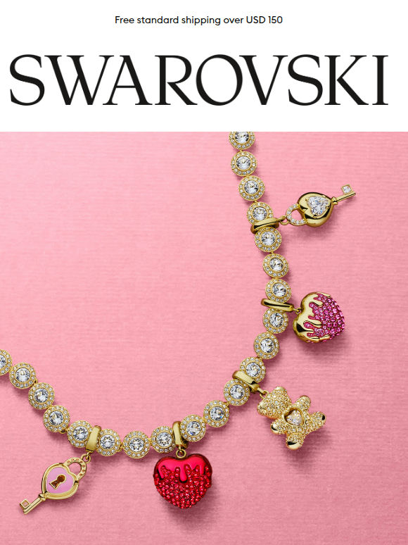 Create your unique look with Swarovski Charms