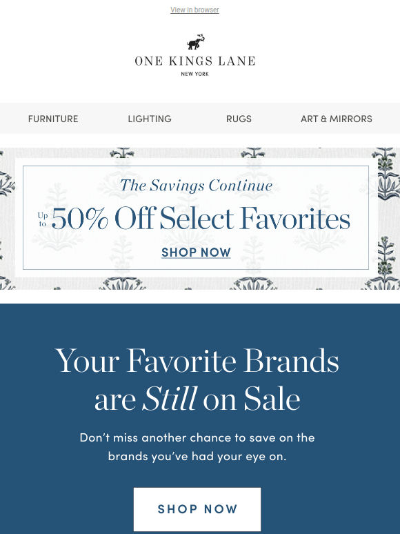 Tommy Bahama, Barclay Butera & Currey & Company — Still Up to 50% Off