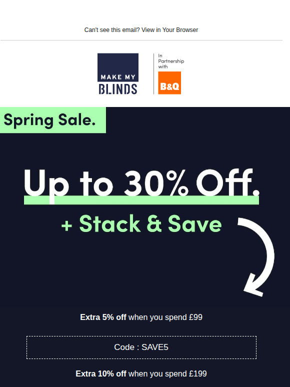 Don't Miss Out: Stack and Save Savings Inside!