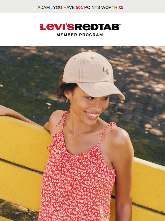 Get a free Levi's® cap, just in time for summer