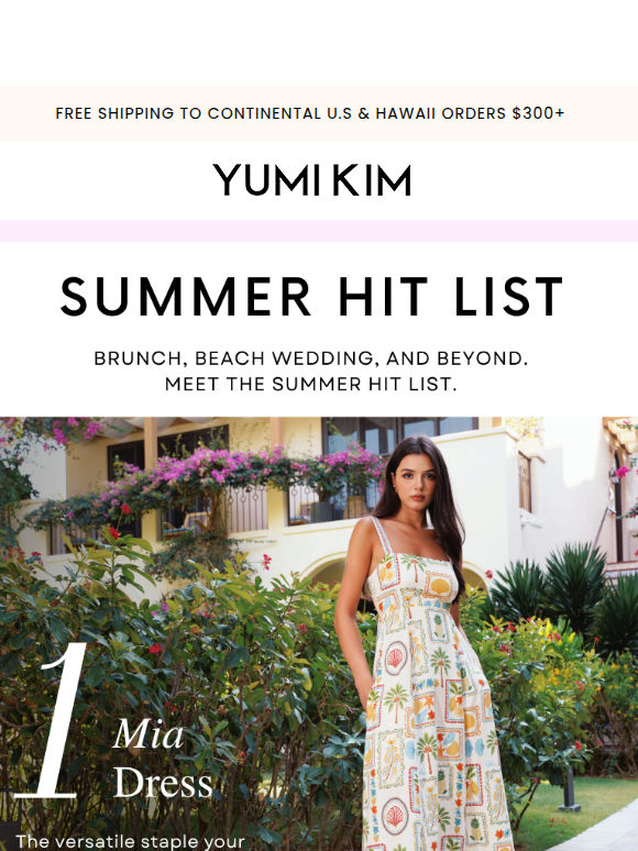 Introducing... The Summer Hit List