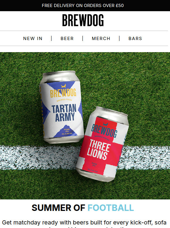 We've got your matchday beers sorted