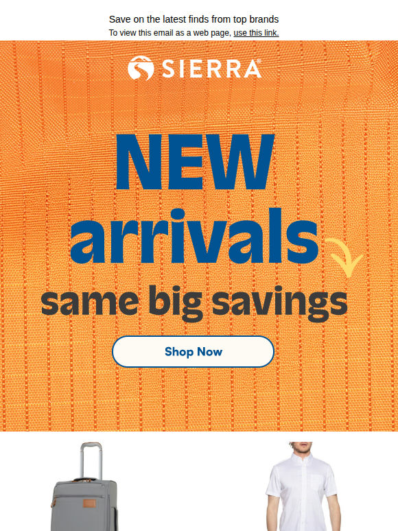 Here’s a tip: New arrivals are in​
