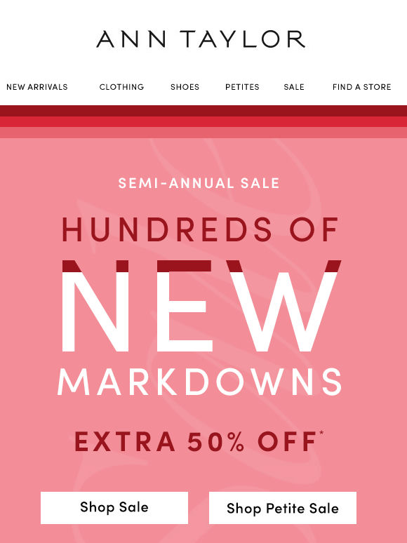 New Markdowns, Anyone?