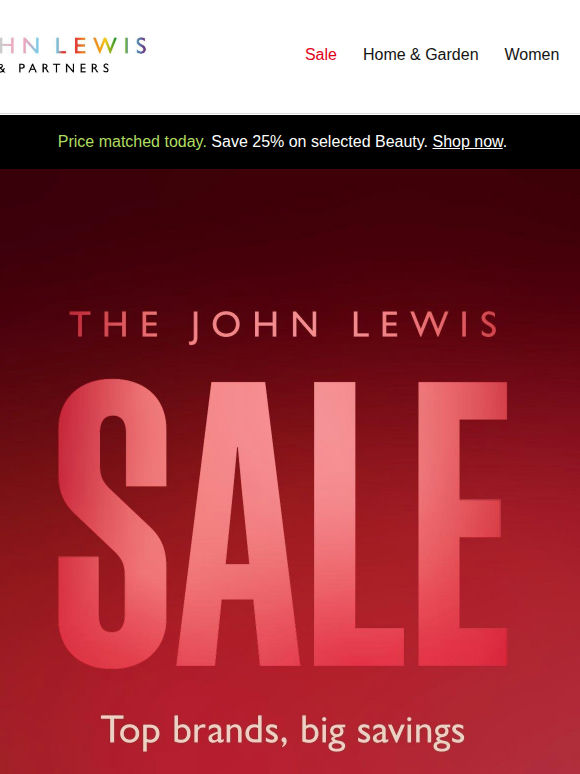 Top brands, big summer savings: The John Lewis Sale