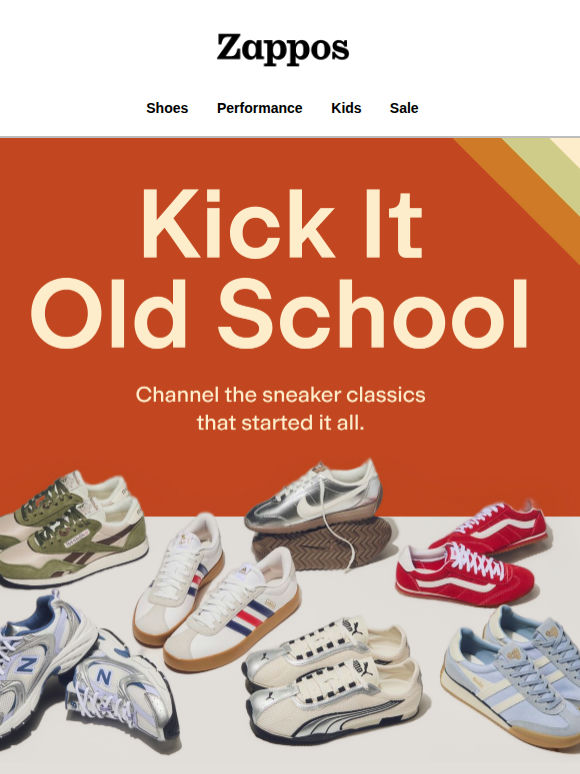 Sneakers with the right touch of retro