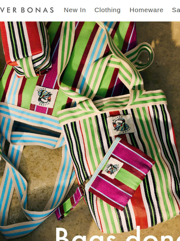 Stripe season | Summer bags