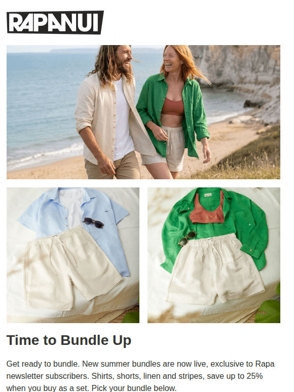 New Summer Bundles. Up to 25% Off.