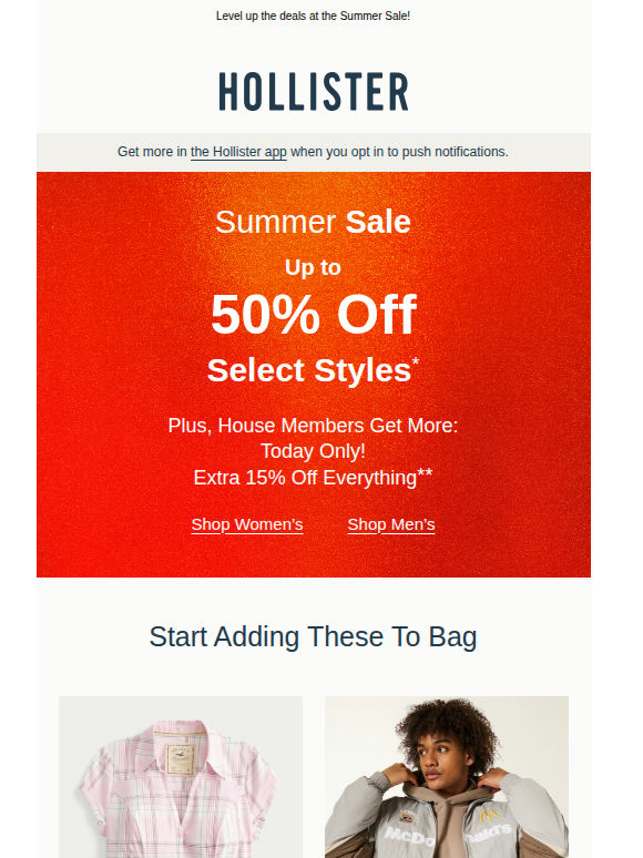 Today only: House Members save more!