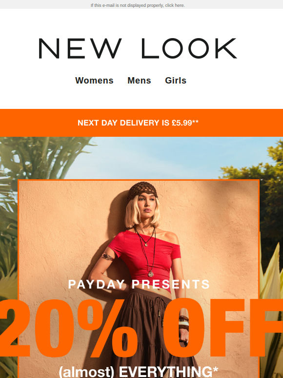 6 HOURS LEFT: 20% off (almost) EVERYTHING