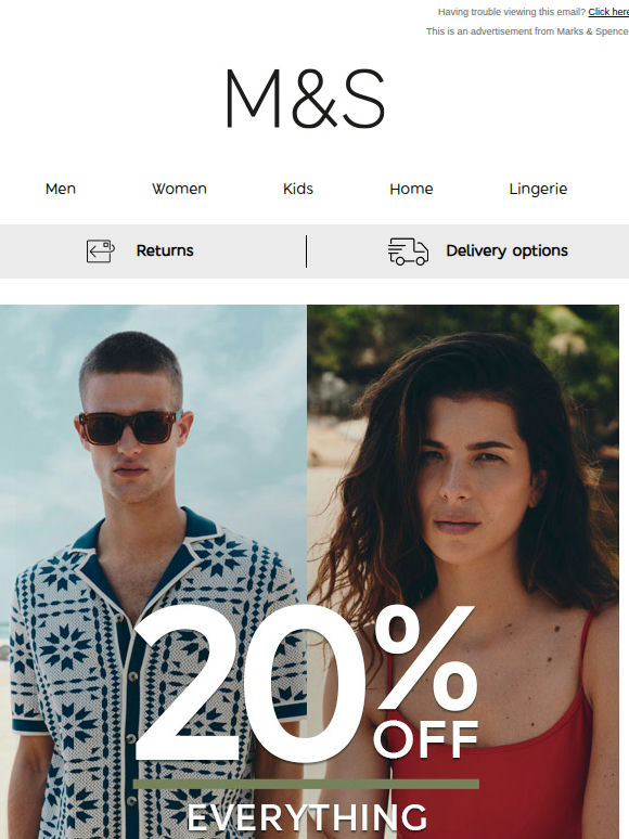 Who’s in for 20% off everything? 🙋
