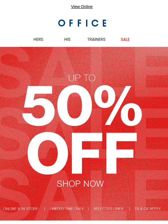 Sale of the summer, shop up to 50% off now! ☀️