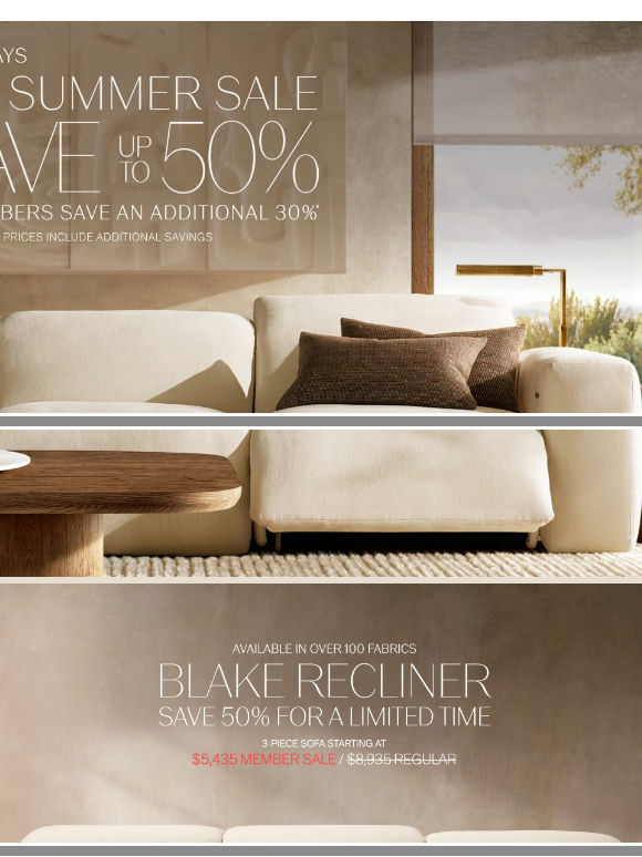 Explore Our Summer Sale & Save Up to 50% on Recliners