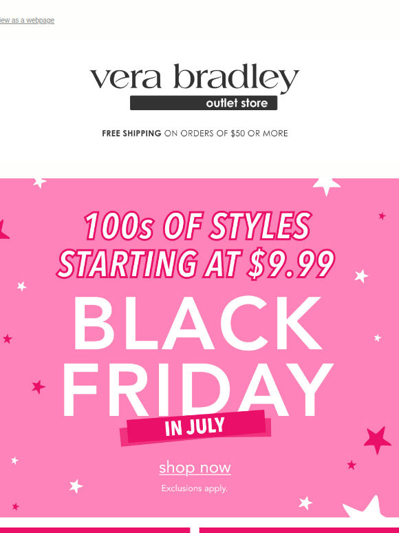 STARTS NOW: Black Friday in July Deals from only $9.99