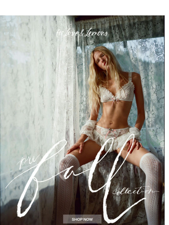 NEW: Pre-Fall Lingerie