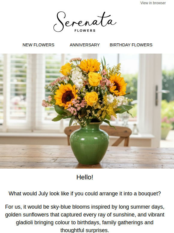 🌻 If July was a bouquet...
