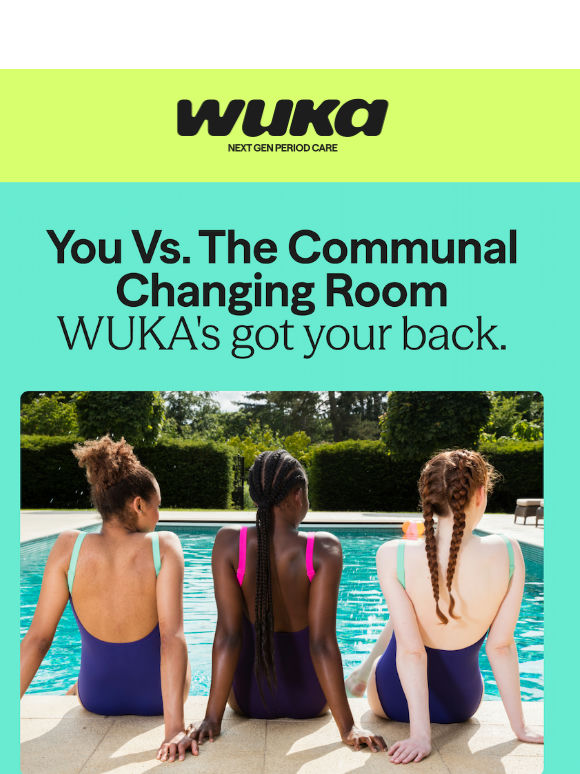 20% off swimwear, so changing rooms feel easier