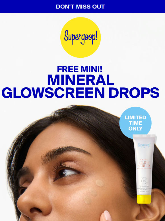 Don’t miss out on FREE SPF ☀️