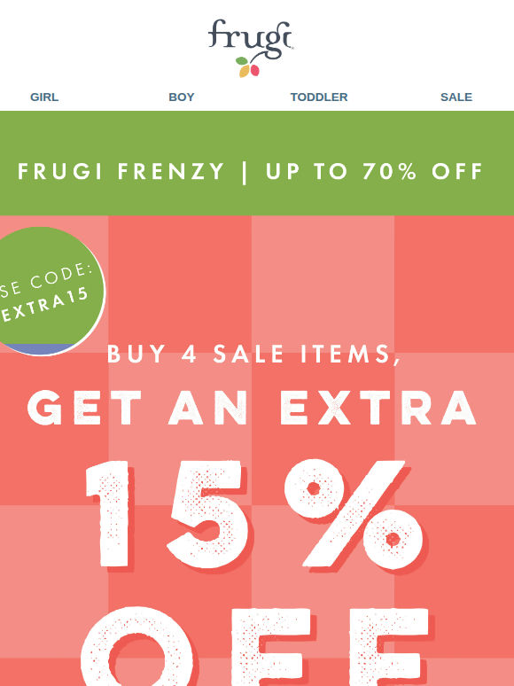 We did the SALE shopping for you...
