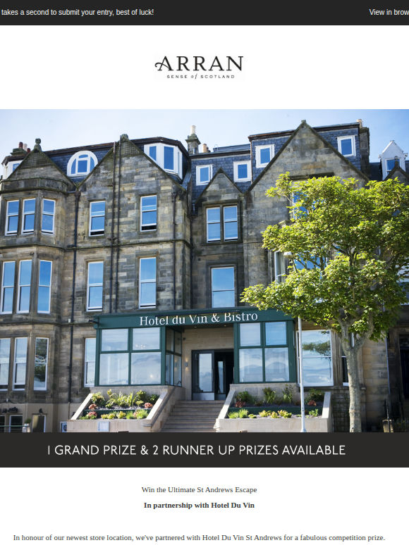 A prize you won't want to miss...