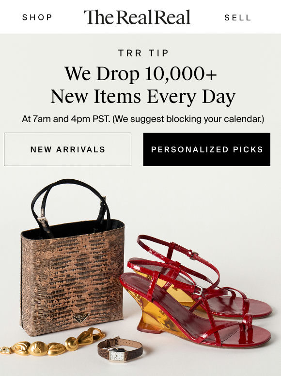 We drop 10,000+ new arrivals daily