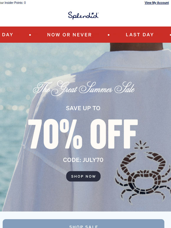Up to 70% OFF Just Feels Right