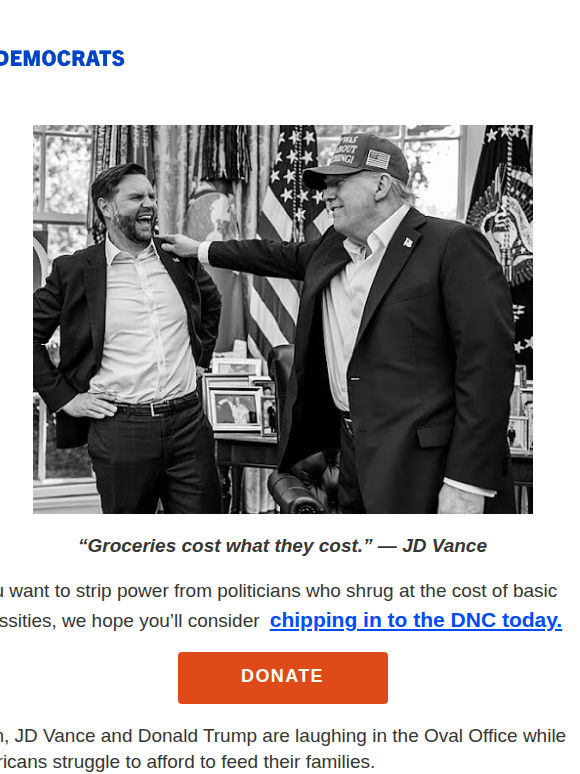 “Groceries cost what they cost”