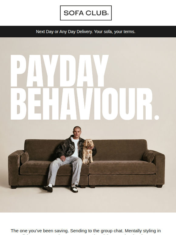 Payday just arrived. So did your excuse 💳