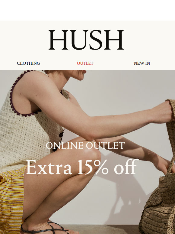 Outlet | Extra 15% off