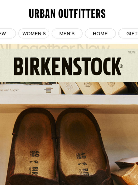 Now wearing: Birkenstock →