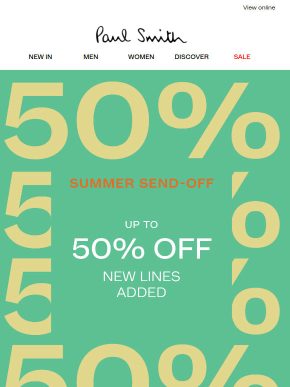 Summer Send-off: +70 New Lines