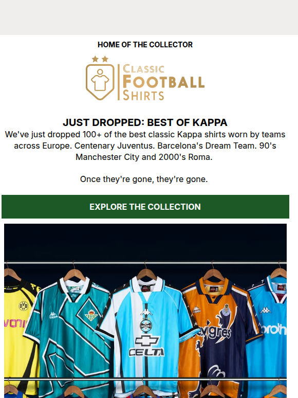 JUST DROPPED: 100+ Stunning Kappa Classics 🔥