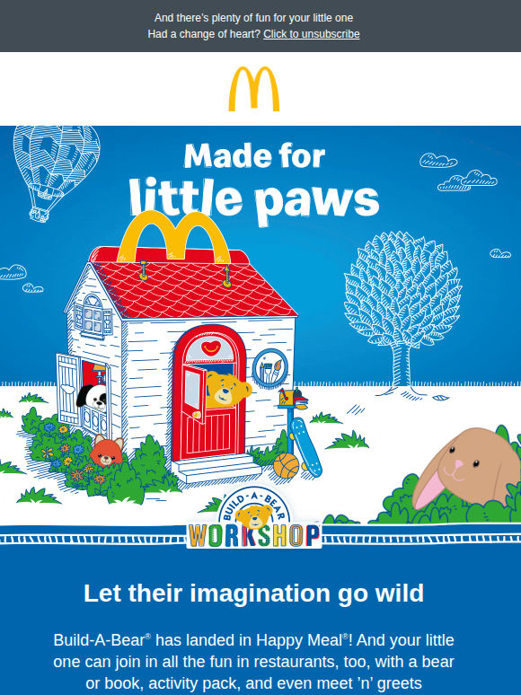 Happy Meal® x Build-A-Bear® has landed… 🐻  
