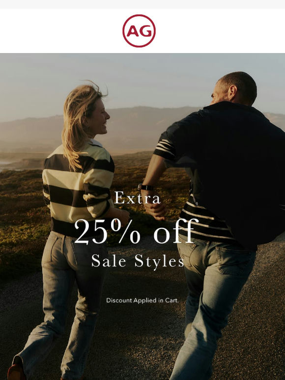 Enjoy 25% Off—Yes, Sale Included.