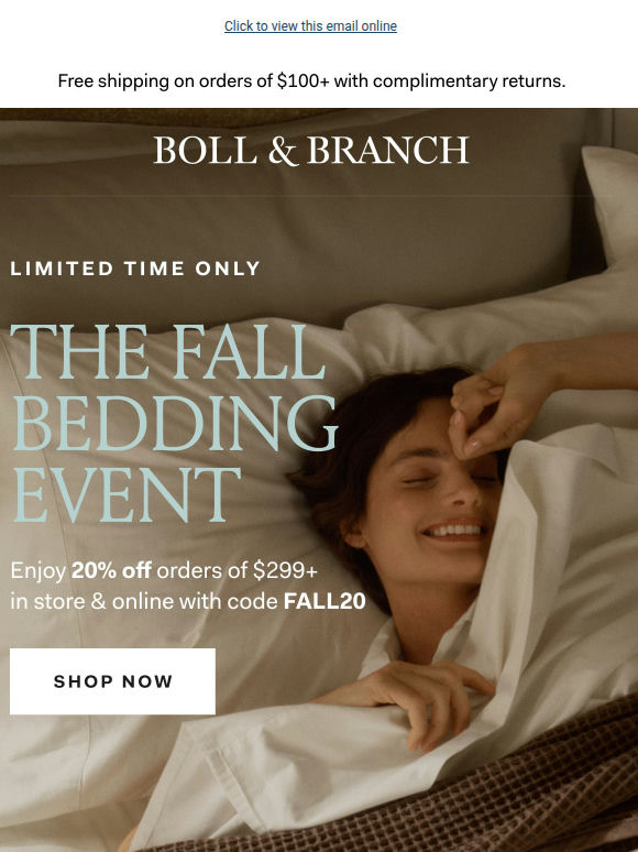 Starts now: 20% off + a free $169 gift