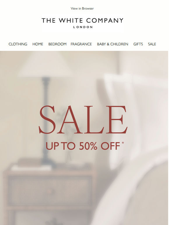 Up to 50% off | Sale has arrived