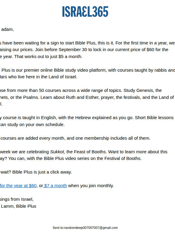 Consider this your sign: lock in Bible Plus before prices rise