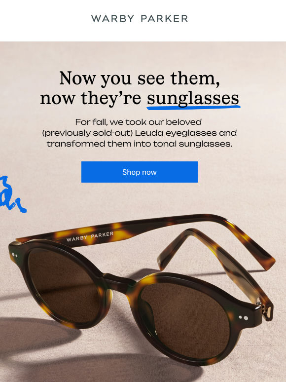 Out now: Leuda, the sunglasses
